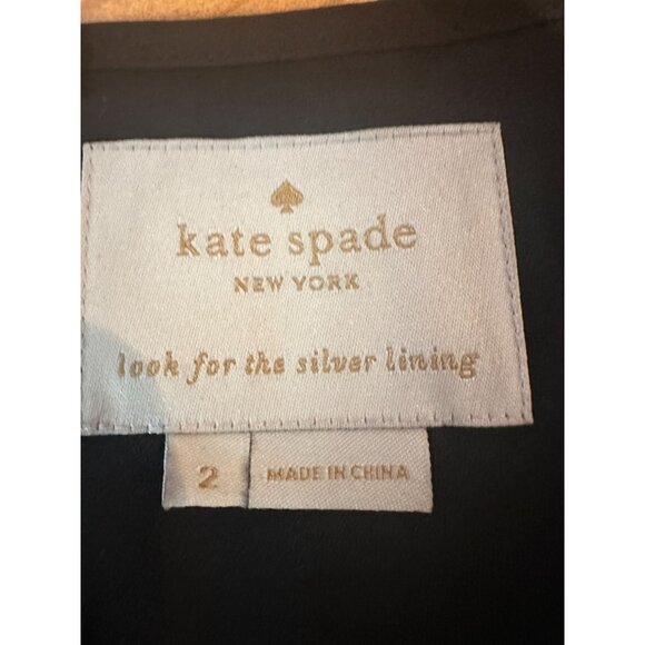 🌸 Kate Spade New York Floral Dress – Size 2 – Sheer Overlay (309) - Picture 2 of 8